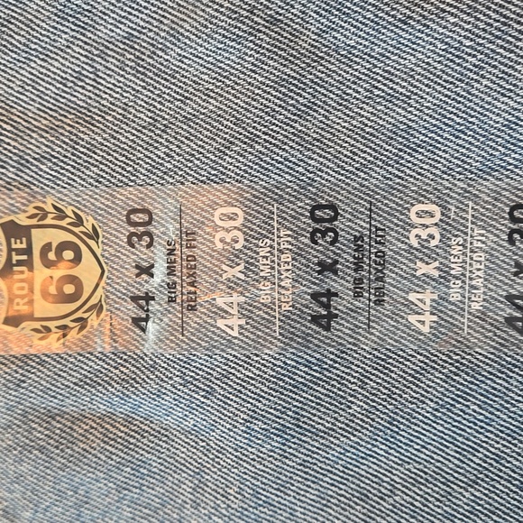 Route 66 Men's Blue Relaxed Fit Jeans - Picture 2 of 5